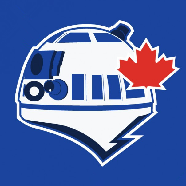 Toronto Blue Jays Star Wars Logo fabric transfer